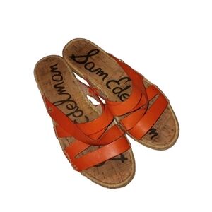 Sam Edelman Size 9 Orange Women's Sandals